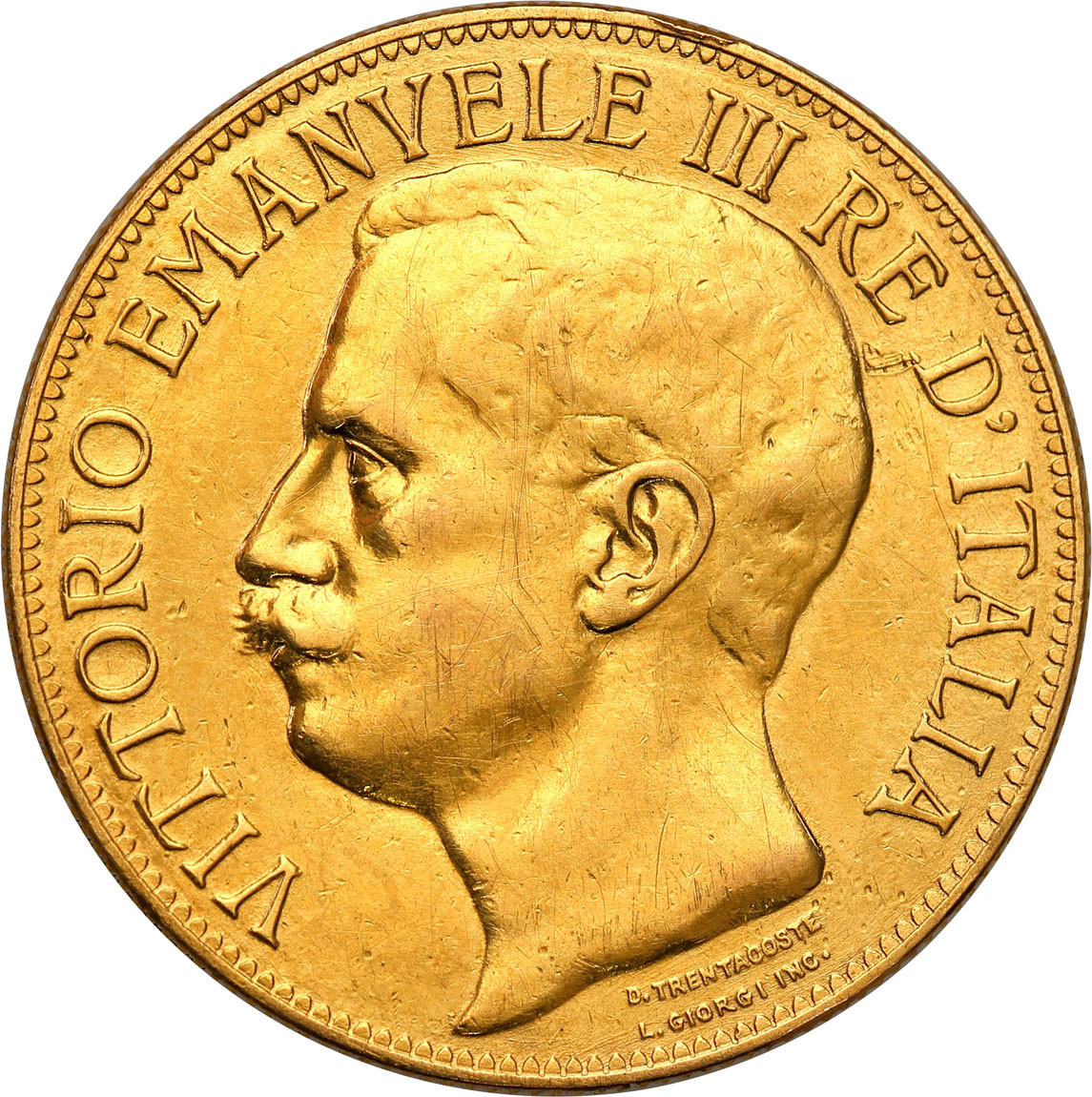 Włochy. Viktor Emanuel III (1900 - 1946).  50 lirów 1911